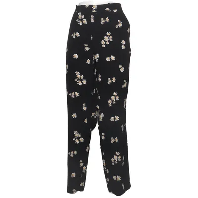 Broek (Zwart, Wit, Geel) van Oui Katoen, Polyester, Viscose