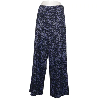 Palazzo broek (Blauw, Zwart) van Ichi Elastaan, Polyester, Viscose