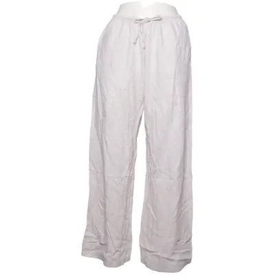 Palazzo pants (Beige) from Bershka Linen, Viscose