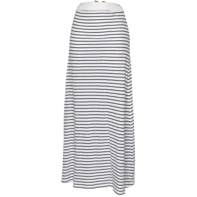 Långkjol (Vit, Svart) från Zalando Essentials Bomull, Modal