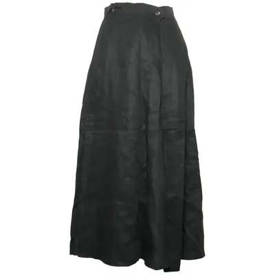 Maxi nederdel (Grøn) fra René Lezard Acetat, Viscose