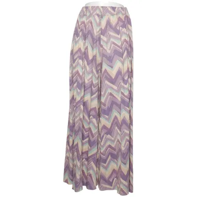 Palazzo pants (Purple, Beige, Green, Multicolored) from Secret Season Elastane, Polyester, Viscose