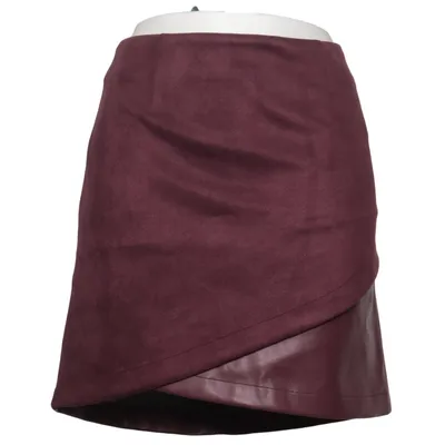 Skirt (Purple) from 17&co. Elastane, Polyester, Leather