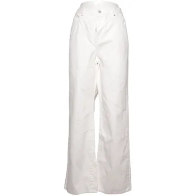 Jeans (Hvid) fra Uniqlo Jeans Bomuld, Polyester