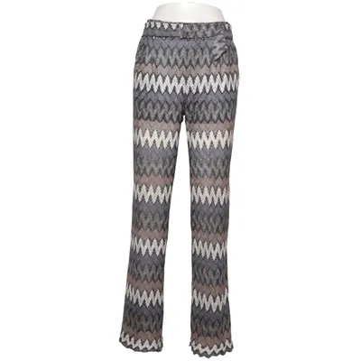 Palazzobyxor (Grå, Beige, Flerfärgad) från Ana Alcazar Elastan, Polyester