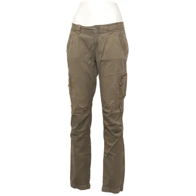 Cargo broek (Groen) van H&M Katoen, Elastaan