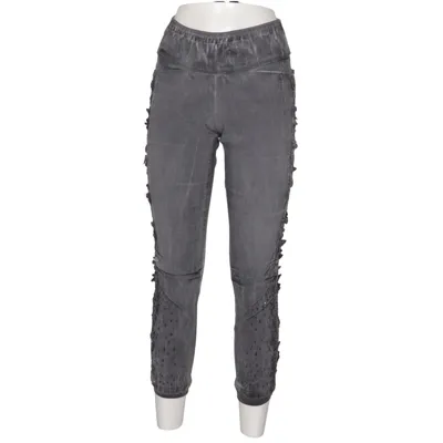 Broek (Grijs) van Trendy Elastaan, Nylon, Viscose