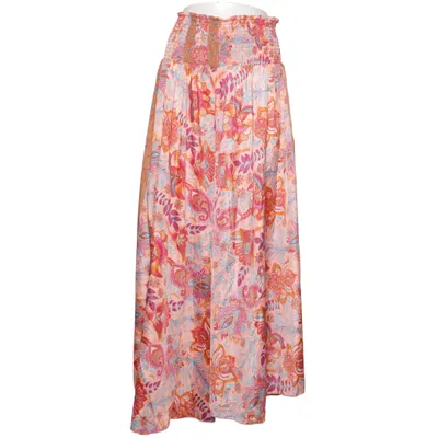 Palazzo pants (Pink, Multicolored) from Manvi Silk