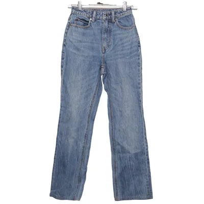Jeans (Fly High Waist Slim Stacked) from Alexander Wang Cotton