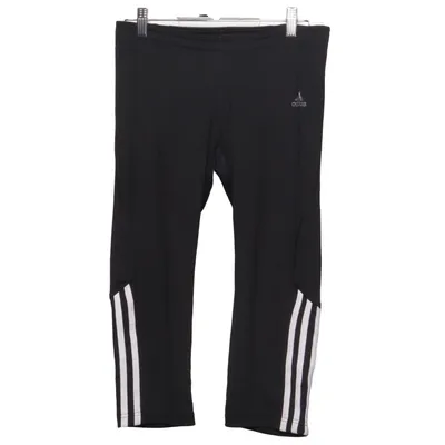 Pantacourt (Noir, Blanc) de Adidas Élasthane, Polyester