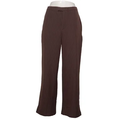 Suit pants (Brown) from Fashion Nova Cotton, Elastane, Polyester