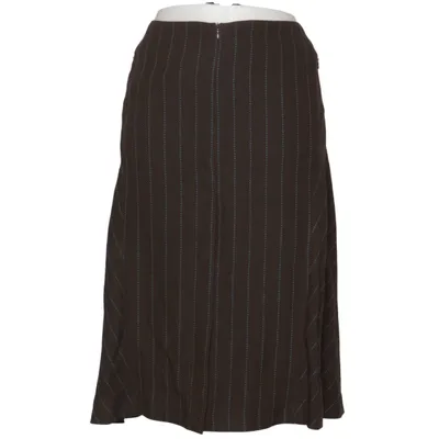 Skirt (Brown, Blue) from Fox's Polyester, Viscose
