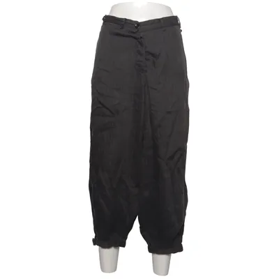 Driekwart broek (Grijs) van Dries van Noten Linnen, Zijde, Viscose
