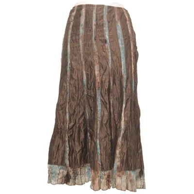 Kjol (Brun, Blå, Flerfärgad) från Apanage Metallfiber, Polyester