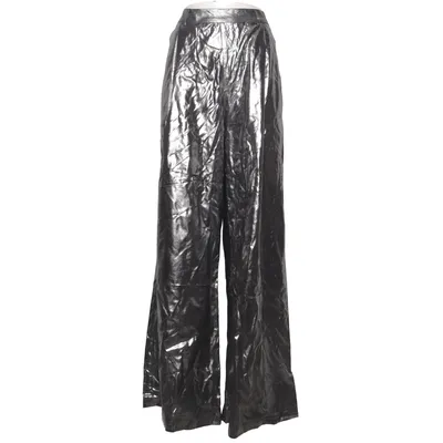 Palazzo pants (Black, Silver) from MOLIIN Polyester