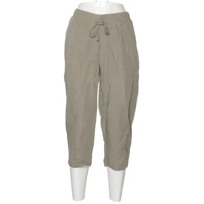 Pantalon maternité (Vert) de H&M Mama Coton, Élasthane, Lin, Polyester, Viscose