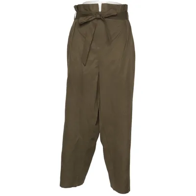 Pantalon (Vert) de AnnaLisa Coton, Polyamide, Polyester
