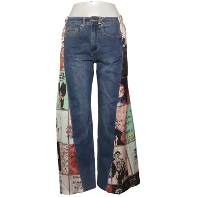 Jeans (Blau, Mehrfarbig) von Sexy Woman Baumwolle, Elasthan, Polyester