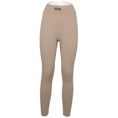 Sportleggings (Beige) van Novasport Elastaan, Polyamide