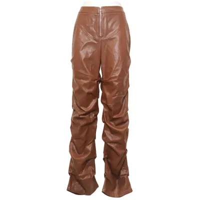 Broek (Bruin) van Misspap Polyester, Polyurethaan