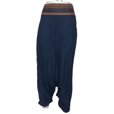 Harem pants (Blue, Multicolored) from Rainbow Viscose