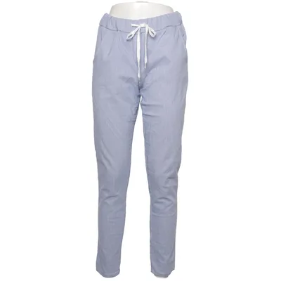 Pantalon (Bleu, Blanc) de Pittarello Coton, Élasthane, Polyester