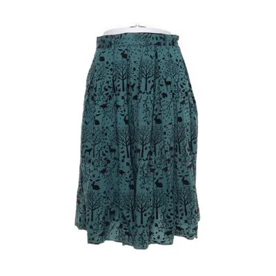 Kjol (Grön, Svart, Flerfärgad) från Hell Bunny Bomull, Elastan