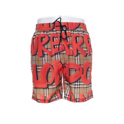 Zwemshort (Rood, Beige) van Burberry Polyester