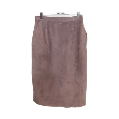 Läderkjol (Brun) från Aida Skinn