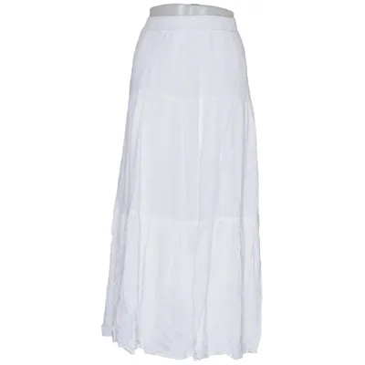 Långkjol (Vit) från Stradivarius