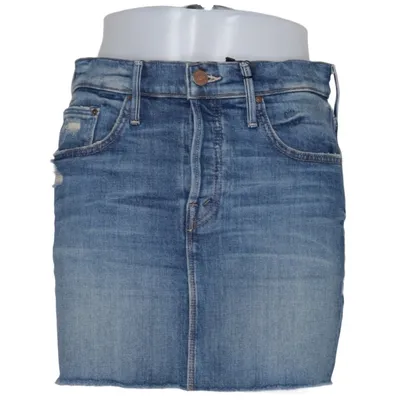 Jeanskjol (Blå) från Mother Bomull, Elastan