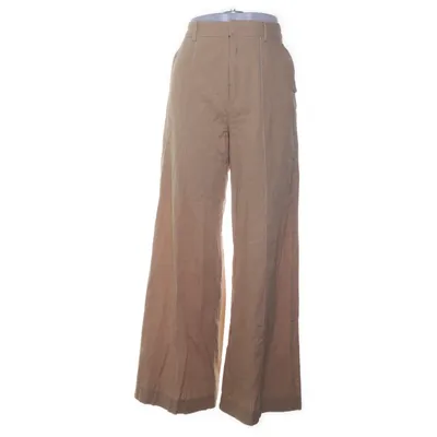 Pantalon (Beige) de Gestuz Coton, Élasthane, Lin