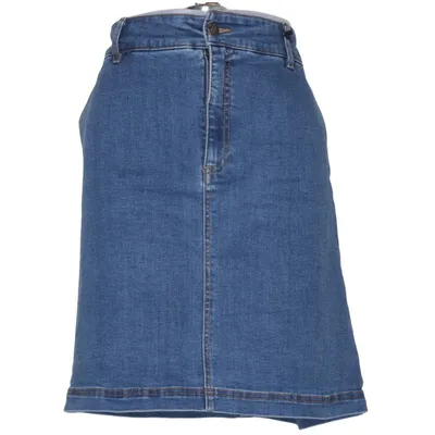 Jeanskjol (Blå) från Freequent Bomull, Elastan, Polyester, Viskos