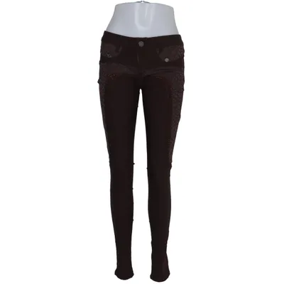 Ridebukser (Brun) fra SPF Jeans Bomuld, Viscose
