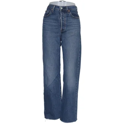 Spijkerbroek (Ribcage Straight) van Levi Strauss & Co Katoen, Elastaan