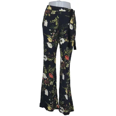 Pantalon patte d'éléphant (Noir, Multicolore) de Parenti's Élasthane, Soie