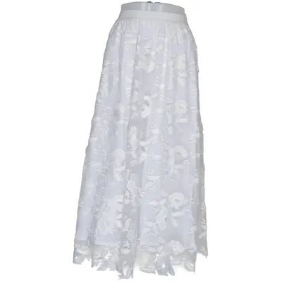 Maxi skirt (White) from Replay