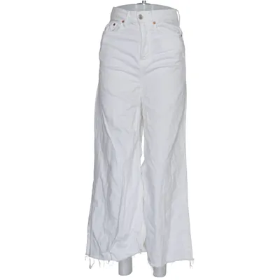 Spijkerbroek (Wit) van Zara Woman Premium Collection Katoen