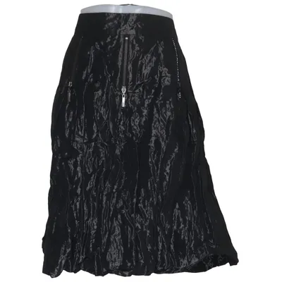 Skirt (Gray) from Eva & Claudi Lyocell, Metallic fiber, Polyester, Viscose