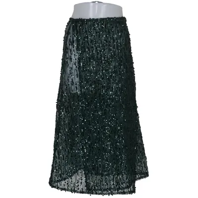 Jupe portefeuille (Vert) de Sissel Edelbo Polyester