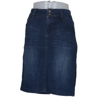 Jeanskjol (Blå) från Dromedar Bomull, Elastan, Polyester