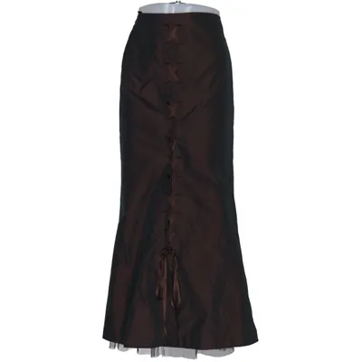Maxi skirt (Brown) from Joy Polyamide, Polyester