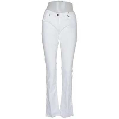 Jeans (Hvid) fra East West Bomuld, Elastan