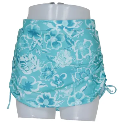 Swim skirt (White, Turquoise) from Cellbes Elastane, Recycled polyester