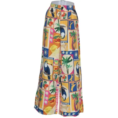 Hose (Gelb, Mehrfarbig) von Shein X Elasthan, Polyester