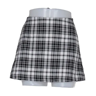 Rok (Zwart, Wit, Grijs) van Kikiriki Polyester, Viscose