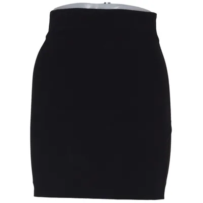 Jupe (Noir) de Claude Zana Élasthane, Polyester, Viscose