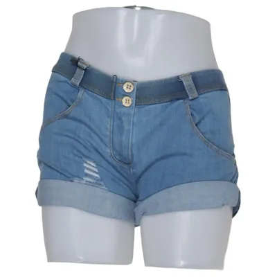 Jeansshorts (Blå) från Freddy Bomull, Elastan
