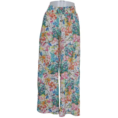 Palazzo pants (White, Multicolored) from Promod
