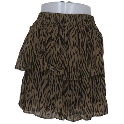 Jupe (Noir, Marron) de Be Edgy Polyester, Viscose